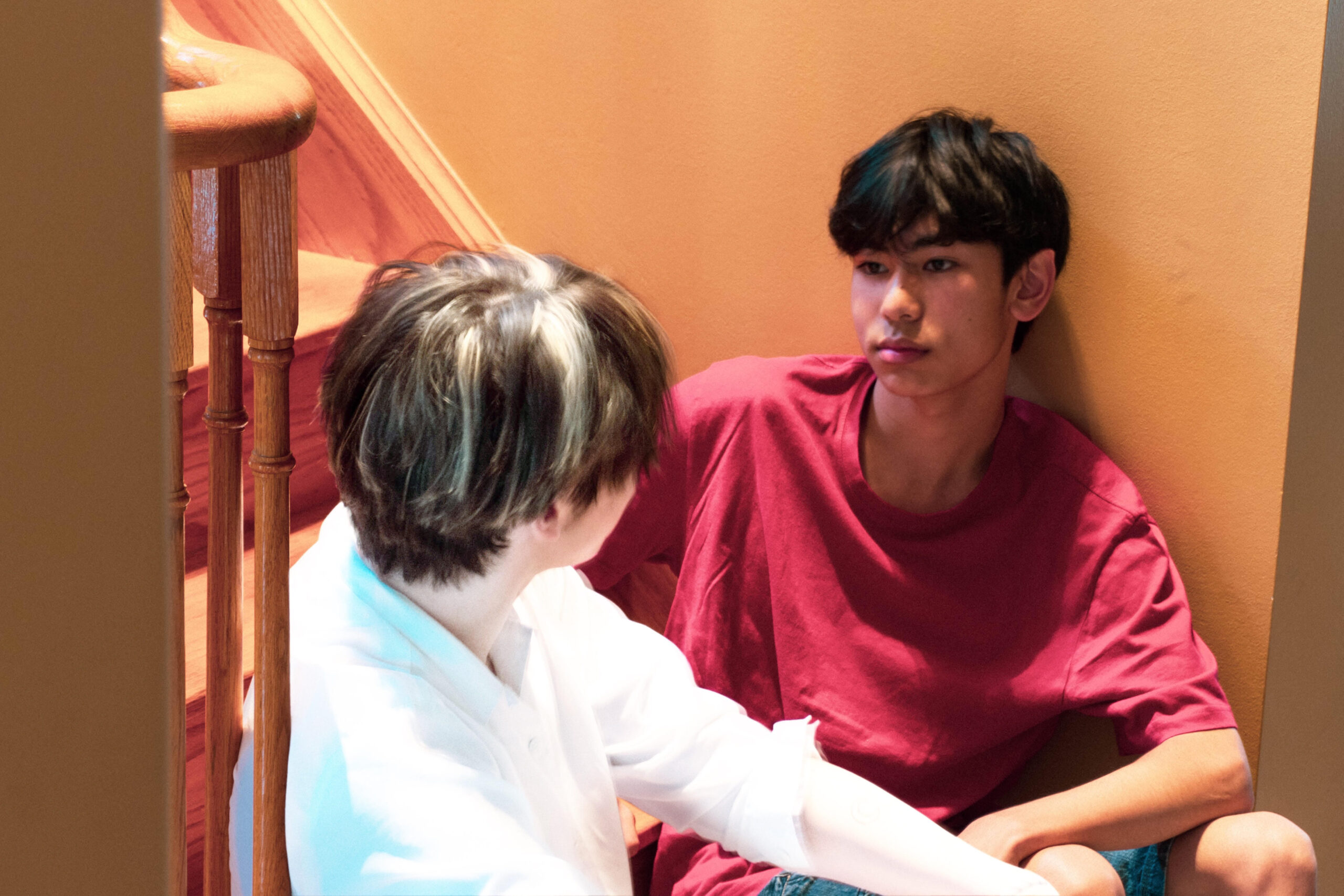 “god kisses a boy for the first time”